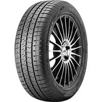 Vredestein Quatrac 5 tire, 185/60 R14 82H, black with detailed tread pattern and alloy wheel rim.