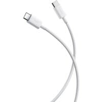 White Xiaomi USB-C cable, 1 meter, with sleek connectors and flexible design.