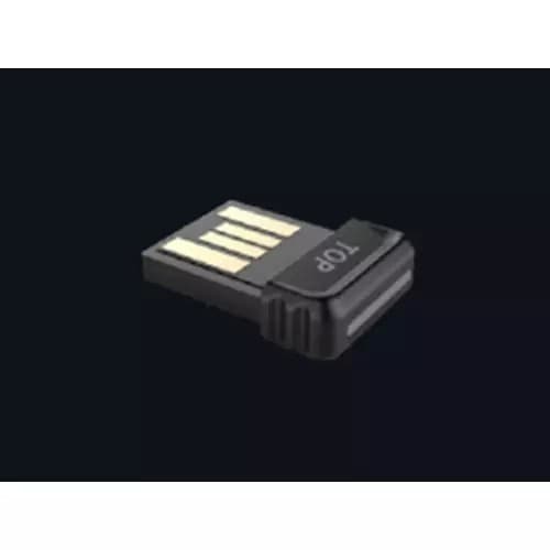 Yealink BT51-a Dongle in black plastic with a compact USB design, featuring a gold-plated connector and a sleek, modern profile for easy connectivity.