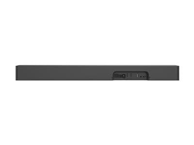 Yealink MeetingBar A40-010 in sleek black, featuring a slim design with multiple ports for connectivity on the back, ideal for video conferencing solutions.
