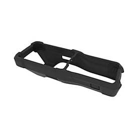 Black rubber accessory case designed for the Zebra SG-MC93-RBTG-01 barcode reader, featuring cutouts for buttons and ports for easy access.