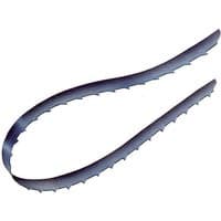 Draper BB1785 bandsaw blade, 1785mm x 1/4", silver with sharp teeth and curved loop design.