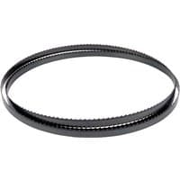Draper BB1785 bandsaw blade, 1785mm x 3/8", black metal with 6 skip teeth pattern, coiled in a loop.