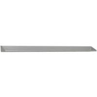 Gray Sealey API12 metal shelf, long and rectangular, designed for APIBP1800, with smooth finish and angled edges.
