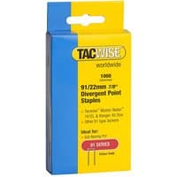 Tacwise 22mm Narrow Crown Staples - 1000 Pack - image 2