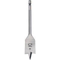 Silver Trend Snappy 22mm flat bit with hex shank and sharp spade tip, engraved with "22" on the blade.