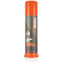 Orange cylindrical Fudge Matte Hed Hair Styling Wax 85g with textured gray label and bold white text.