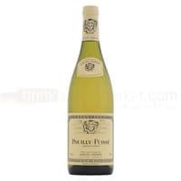 Louis Jadot Pouilly Fuisse Burgundy white wine bottle with cream label and emblem, 75cl.