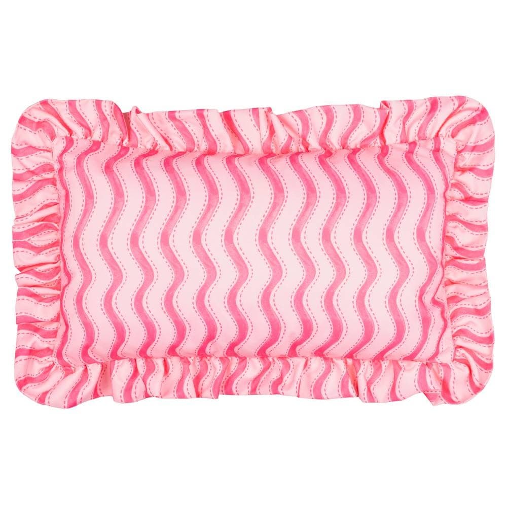 Furn Summer Solstice Wiggly Stripe Pink Cushion 30 x 50cm - image 2