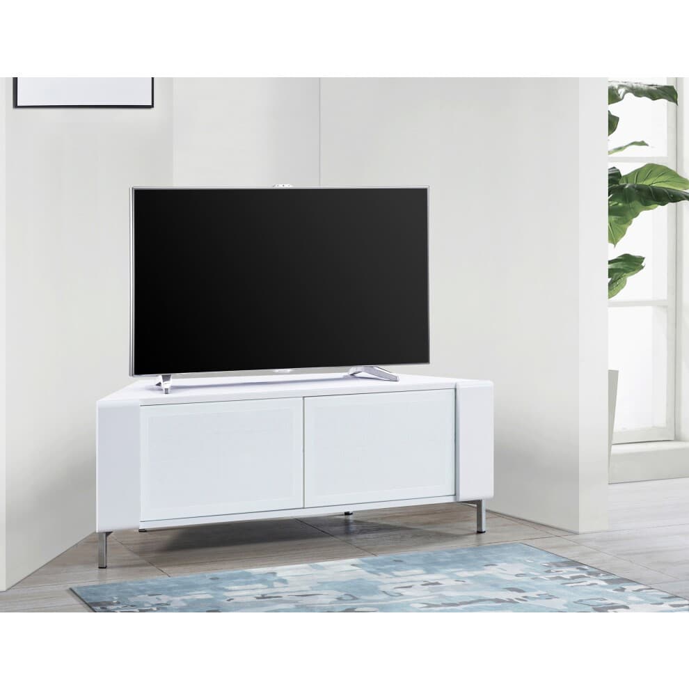 MDA Designs Corvus 2 Door Black and Oak TV Unit - image 2