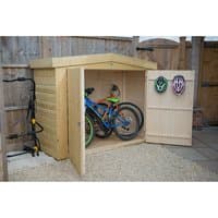 Forest Shiplap Large Double Door Apex Garden Storage - image 3