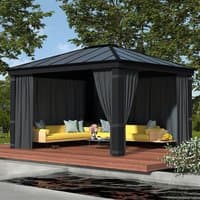 Palram Canopia Gazebo Curtains Set for Dallas 4900 Garden Gazebo - image 2