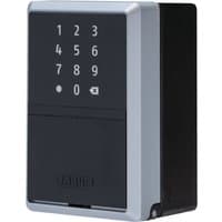 Black and silver Abus KeyGarage™ 787 SMART-BT with numeric keypad and Bluetooth connectivity.