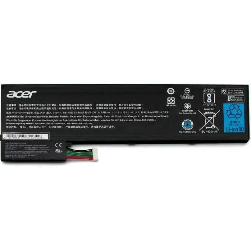 Black ASUS power adapter with a sleek design, featuring a 65 W output, labeled connectors, and various certification symbols on the surface.