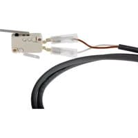 Beige Axis 5503-841 electrical switch 2P with attached wires and connectors, compact rectangular design.
