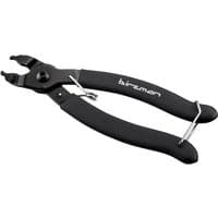 Black Birzman chain pliers with ergonomic handles and a spring-loaded mechanism for link removal.