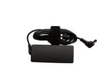 Black CoreParts MBA50072 power adapter/inverter with a sleek rectangular design, featuring a coiled cable and a connector tip, suitable for indoor use with a 50 W output.