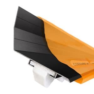 Corrapol-bt Wall Top Flashing in black, 3M long, featuring a sleek design with ridged edges and a white foam backing for easy installation, ideal for roofing applications.