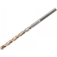 Dewalt drill bit with silver shank and copper spiral tip, 7.0mm diameter, 123mm overall length, 93mm working length.