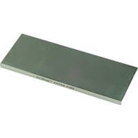 Rectangular DMT 200mm diamond sharp whetstone with a smooth gray surface and beveled edges.