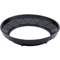 Black Draper oil drainer extension funnel, circular with a textured inner rim, adjustable from 420mm to 550mm.