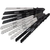 Draper 10 Piece Assorted HCS Jigsaw Blade Set - image 2