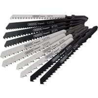 Draper 10 Piece Assorted HCS Jigsaw Blade Set - image 3