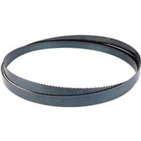 Draper bandsaw blade, 3345mm x 1", dark metal with fine teeth and 4 skip tooth pattern.