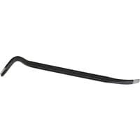 Black Draper demolition bar, 350mm, with a curved claw on one end and a flat chisel tip on the other.