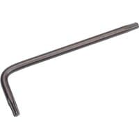 Draper TX-STAR Key, T10, L-shaped, silver metal with star-shaped tip, designed for precision torque applications.