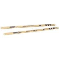 Draper Expert bi-metal hacksaw blades, gold color, 24tpi, with black text and chevron pattern on one end.