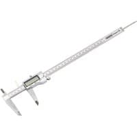 Silver Draper Expert digital caliper with LCD screen, 300mm measurement scale, and precision jaws.