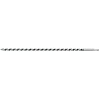 Extra long Draper Expert auger bit, 600mm length, 12mm diameter, spiral design, silver and black finish.