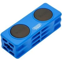 Blue Draper Expert Heavy Duty Bar Clamp Coupler with two black circular pads and vented sides.