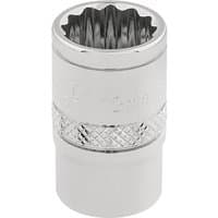 Draper Expert 12mm 12 Point Socket, 3/8" Drive - image 2