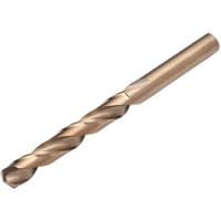 Cobalt drill bit 11.5mm x 142mm, metallic finish, spiral flutes, cylindrical shank, Draper Expert branding.