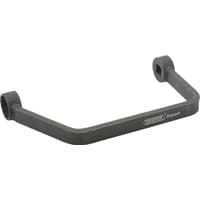 Black Draper Expert oil filter wrench with square U-shape, two circular ends, and embossed logo.