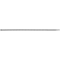 Long, silver SDS+ masonry drill bit, 19.0 x 1000mm, with spiral fluting and pointed tip by Draper Expert.