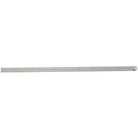 Stainless steel rule, 1000mm long, with metric and imperial markings, by Draper Expert, sleek and straight design.