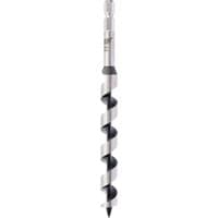 Steel Draper Expert auger bit, 16mm, with spiral flute design and hex shank for wood drilling.
