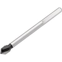 Draper Expert TCT ceramic drill bit, 10mm x 90mm, silver with black tip, hexagonal shank, single piece.