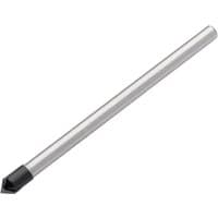 "Draper Expert TCT Ceramic Tile Drill Bit with silver cylindrical shaft and black triangular carbide tip"