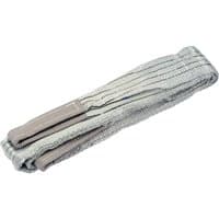 Gray Draper Expert wide load sling, 4m x 120mm, 4-tonne capacity, folded with reinforced loops.