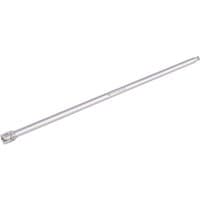 Silver Draper Expert wobble extension bar, 3/8" square drive, 450mm length, sleek cylindrical design.