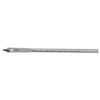Draper Flat Wood Bit, 8mm, silver steel with a flat, pointed tip and hexagonal shank for drilling wood.