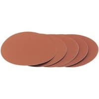 Draper Aluminium Oxide Hook and Eye Sanding Discs, 230mm, 80 Grit (Pack of 5) - image 2