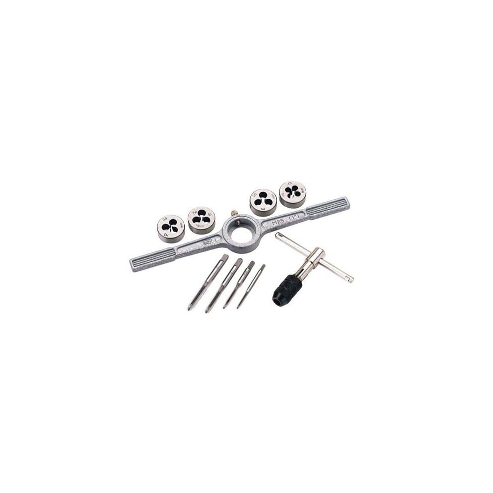 Three-piece pliers set by Draper, featuring metallic silver pliers with rubber grips, including a combination of needle-nose and slip-joint designs for versatile use.