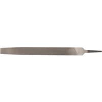 Draper Smooth Cut Flat File, 12 x 250mm, silver metal with tapered end and flat surface for precision filing.
