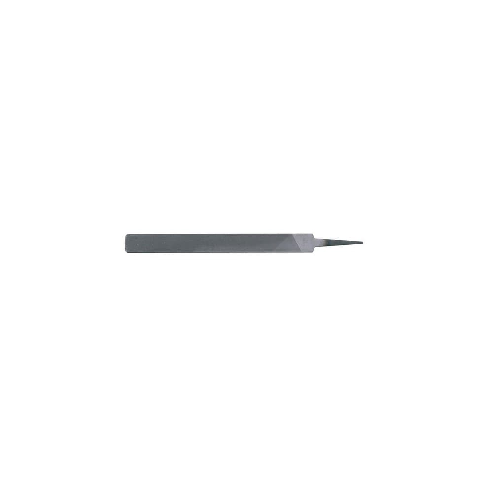 Draper 60212 Smooth Cut Hand File, 150mm long, features a metal blade with a smooth finish, designed for precision filing, presented in a 12 pack.