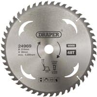 Draper TCT Circular Saw Blade for Wood 315mm 48T - image 2